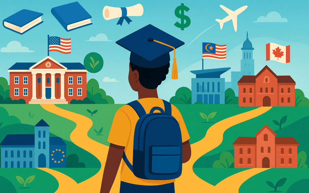 African Students’ Ultimate Guide to Study Abroad: USA vs Europe vs Asia vs Canada – Making the Right Choice for Your Future
